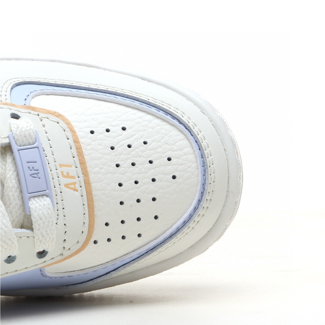 nike air force 1 - Blanco Morado Durazno