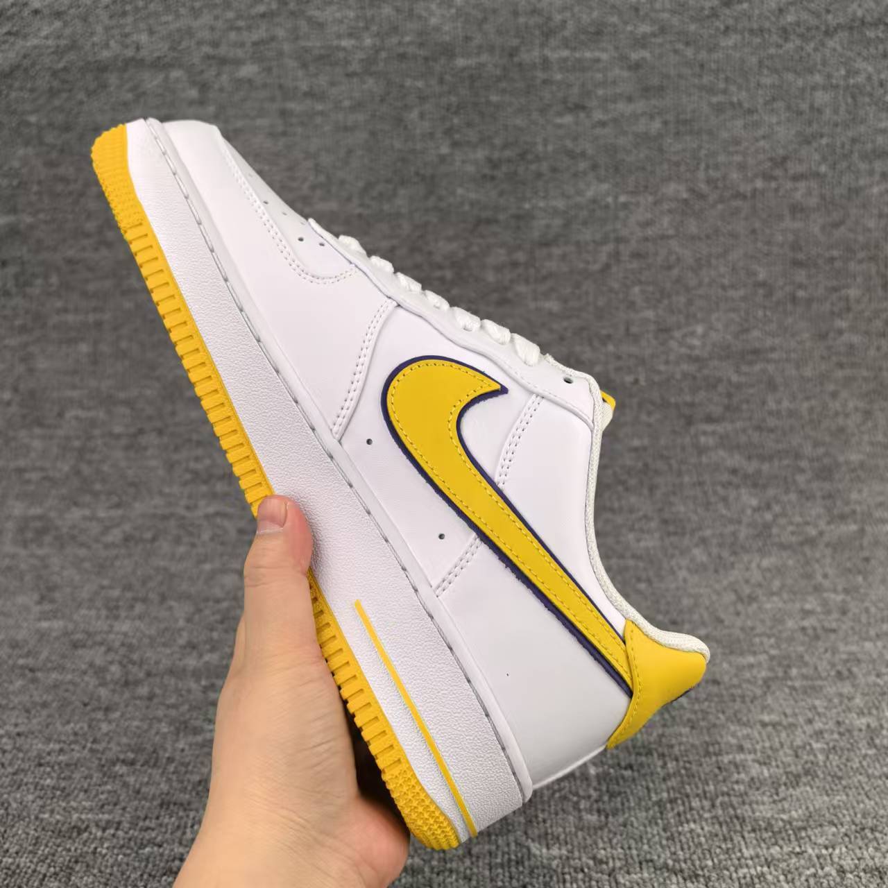 nike air force 1 - Blanco Amarillo