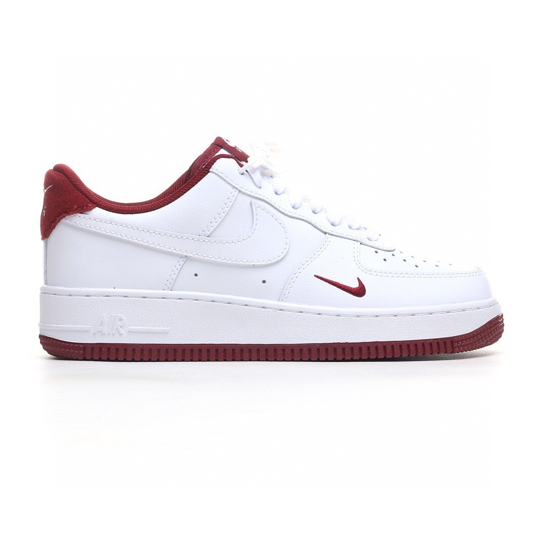 nike air force 1 - Blanco Burdeo