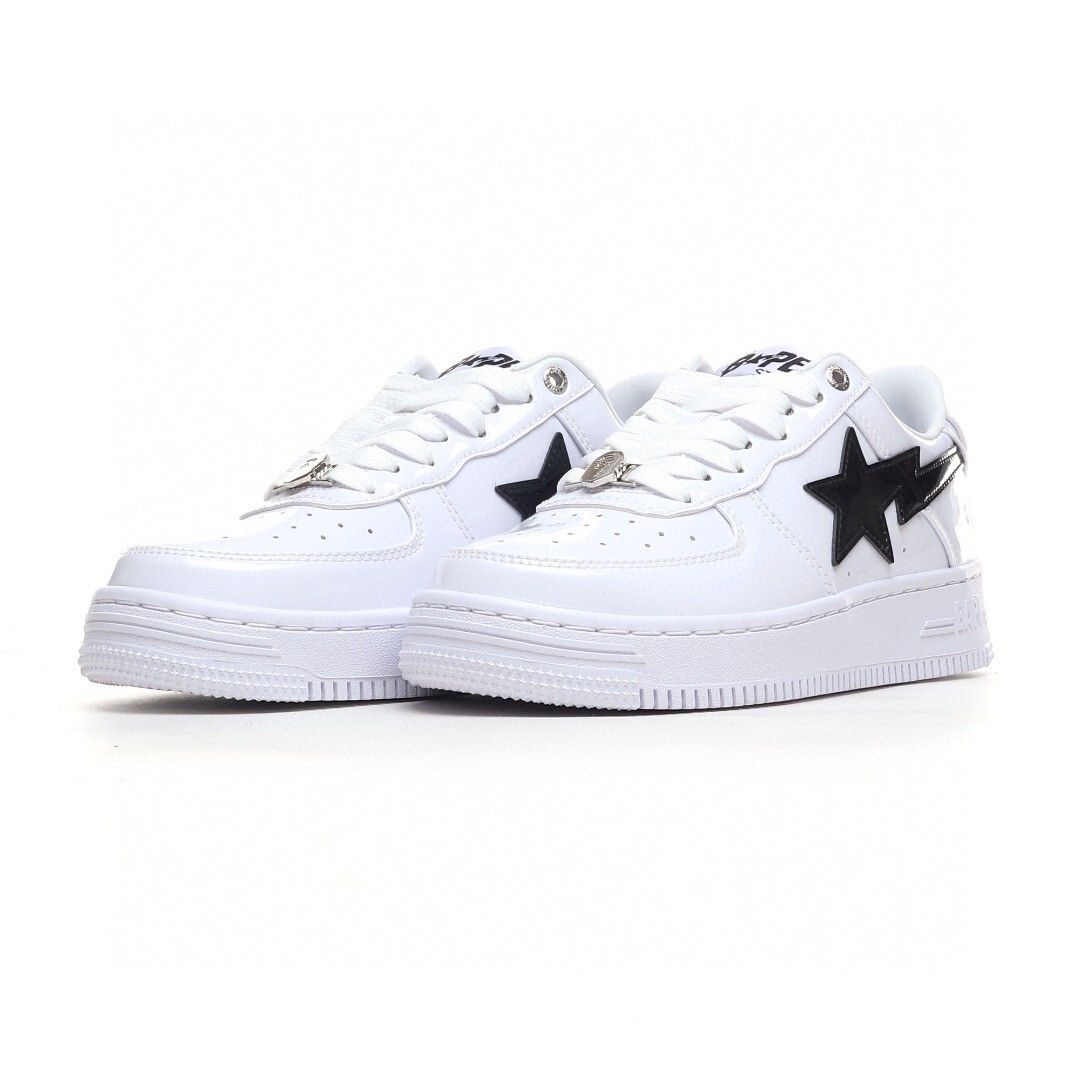 bape sta - Blanco Negro
