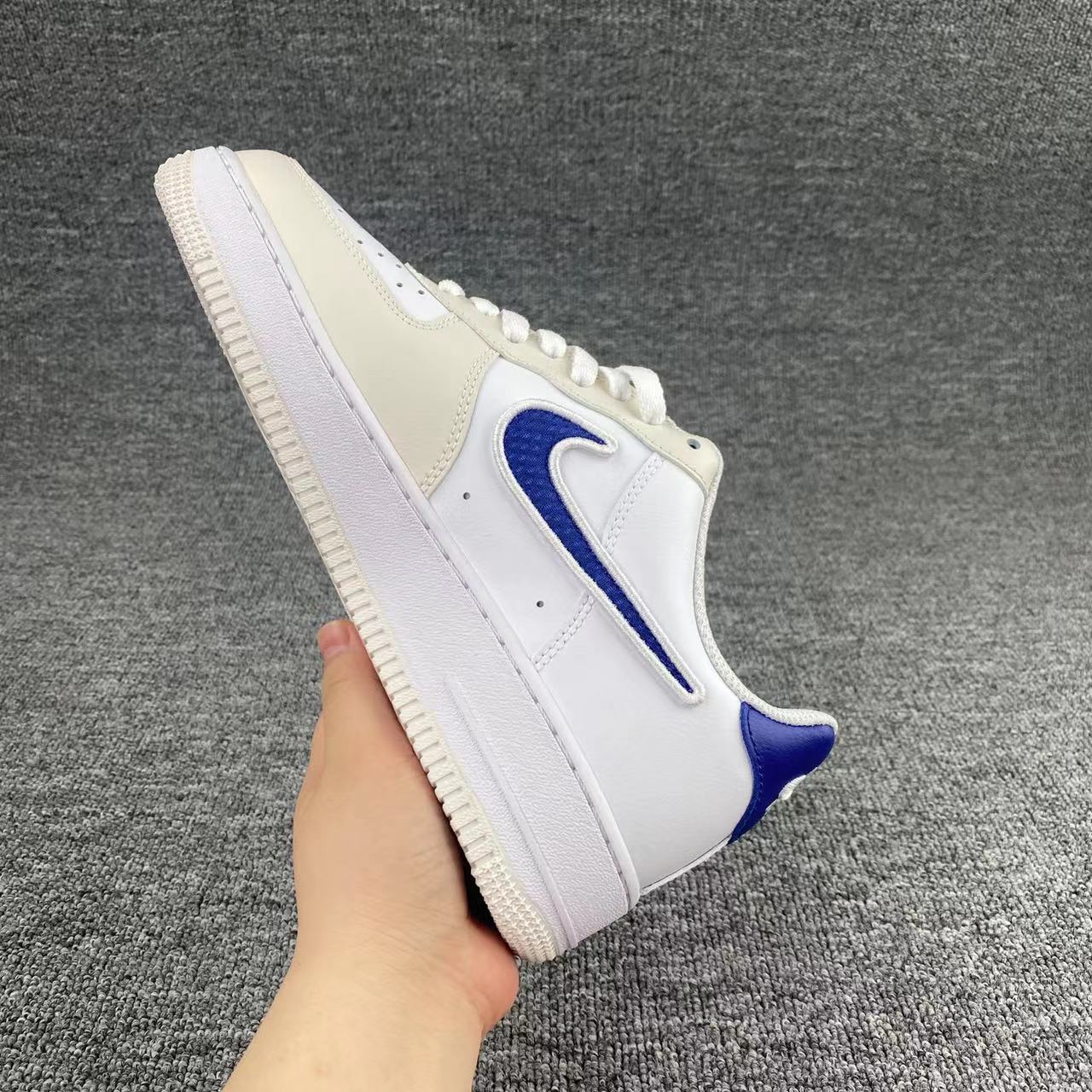 nike air force 1 - Blanco Rojo Azul