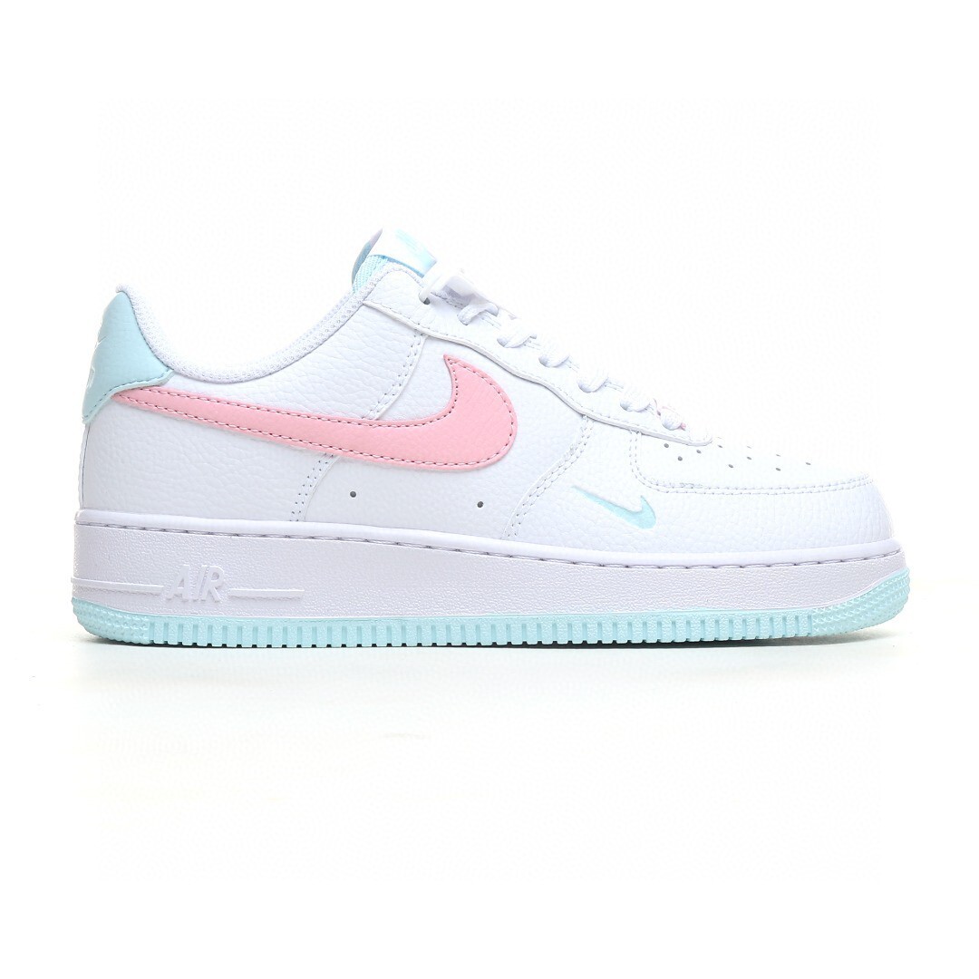 nike air force 1 - Blanco Celeste Rosado