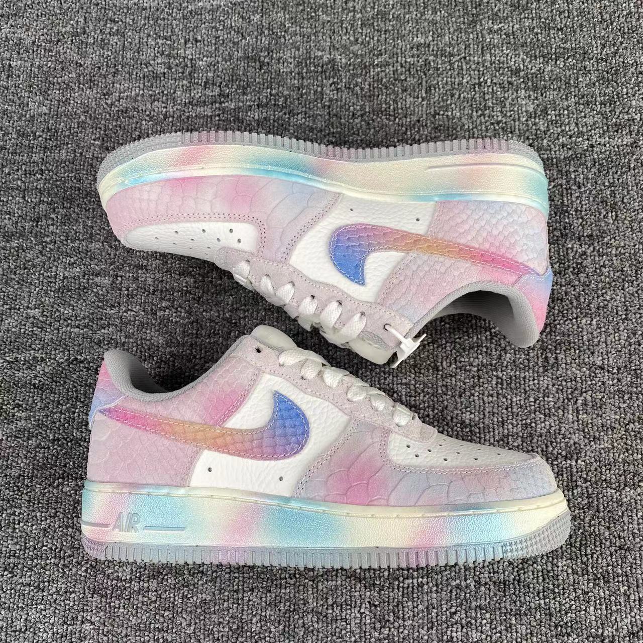 nike air force 1 - Rosado Morado