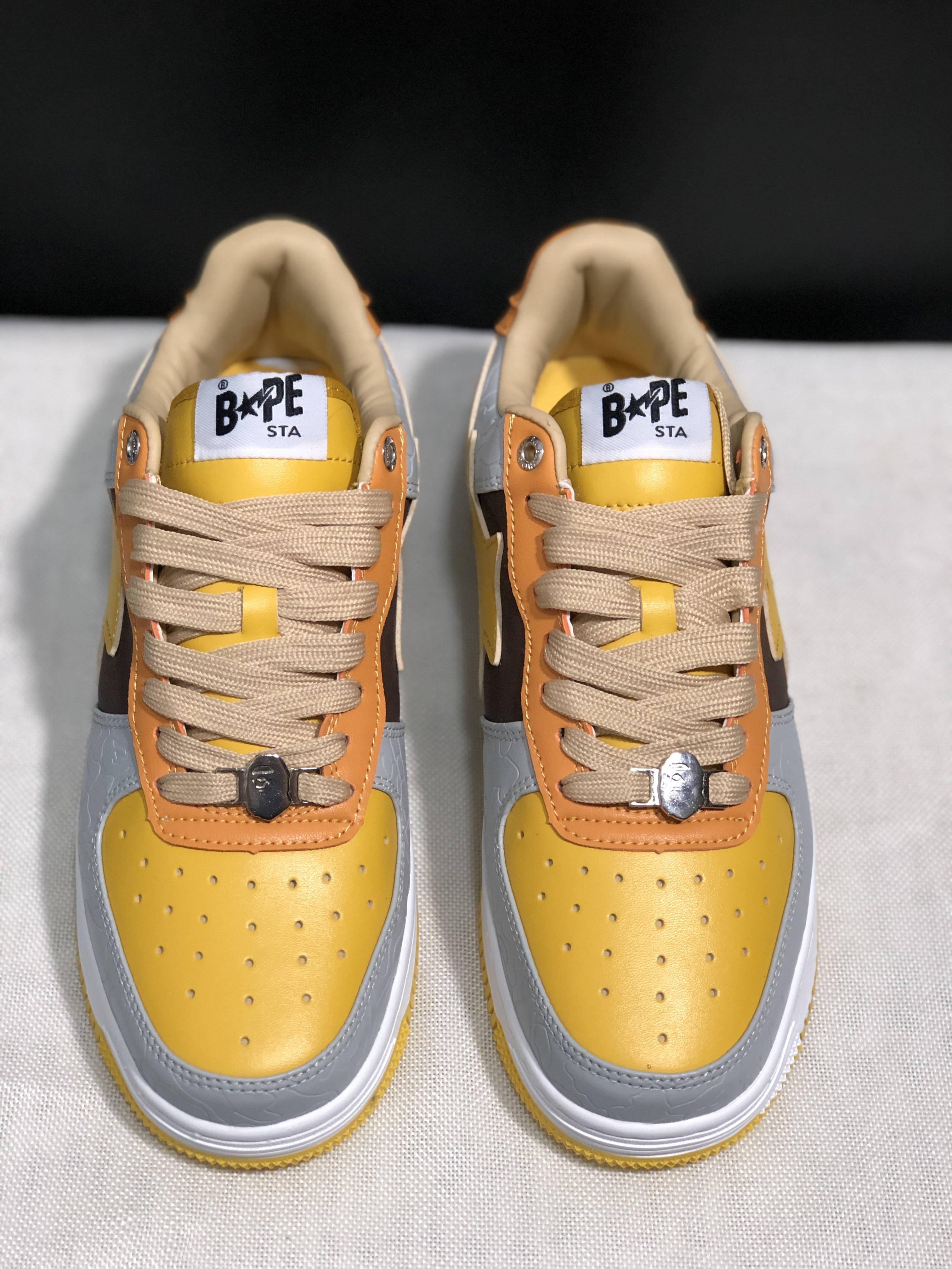 bape sta - Gris Naranjo Amarillo