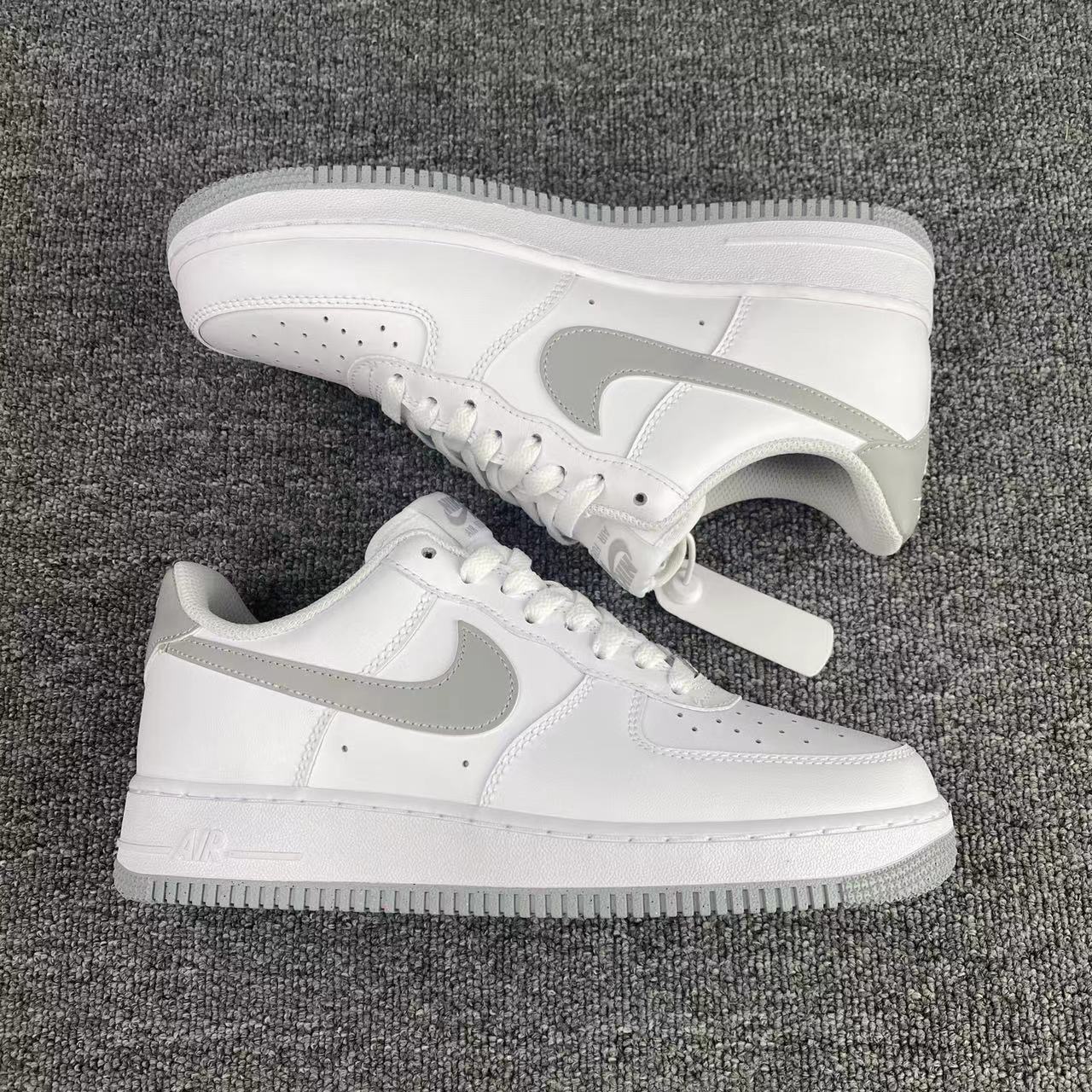 nike air force 1 - Blanco Gris