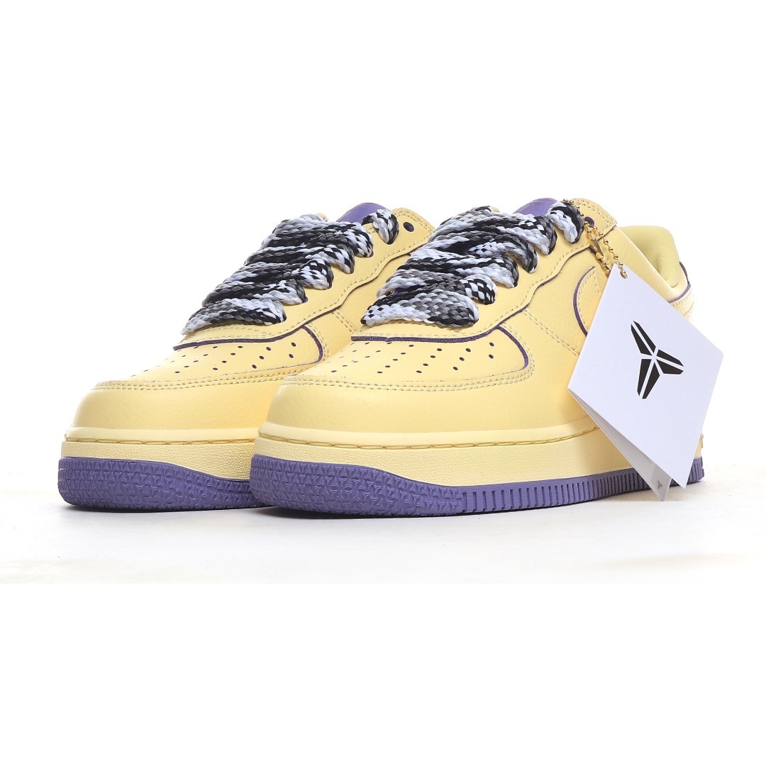 nike air force 1 - Amarillo Morado