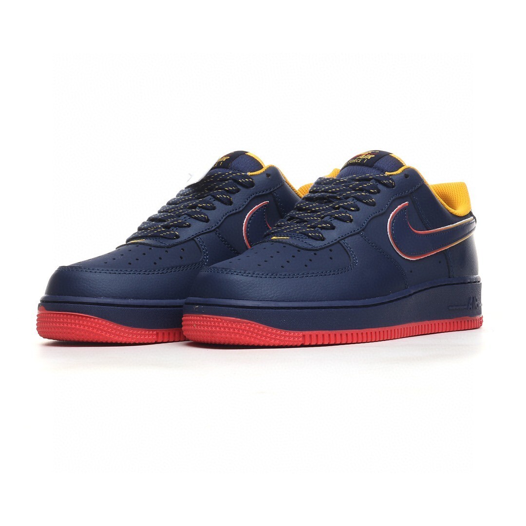 nike air force 1 - Azul Amarillo Rojo