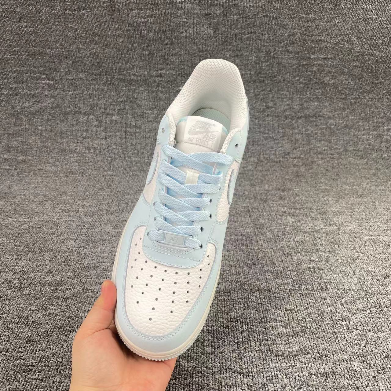 nike air force 1 - Celeste Blanco