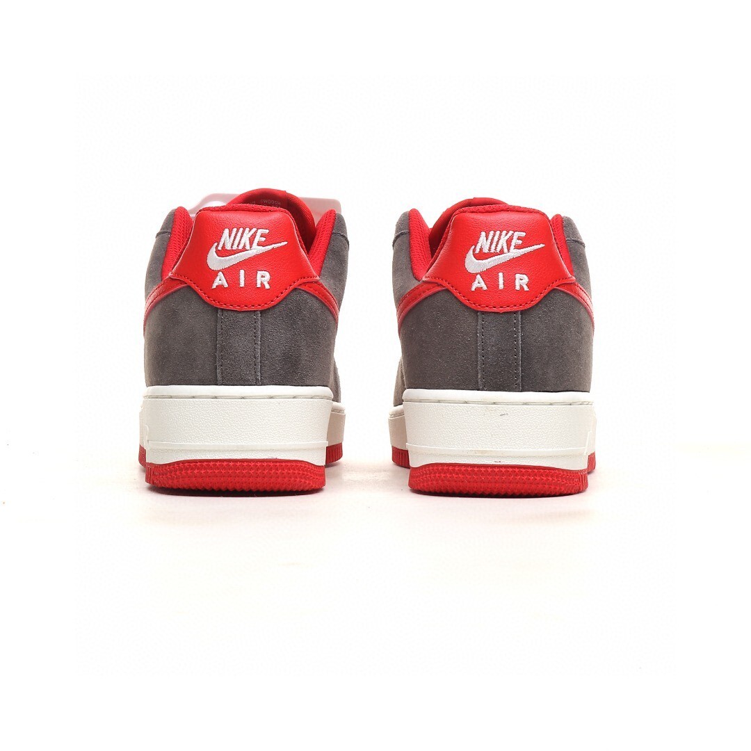 nike air force 1 - Gris Rojo Blanco