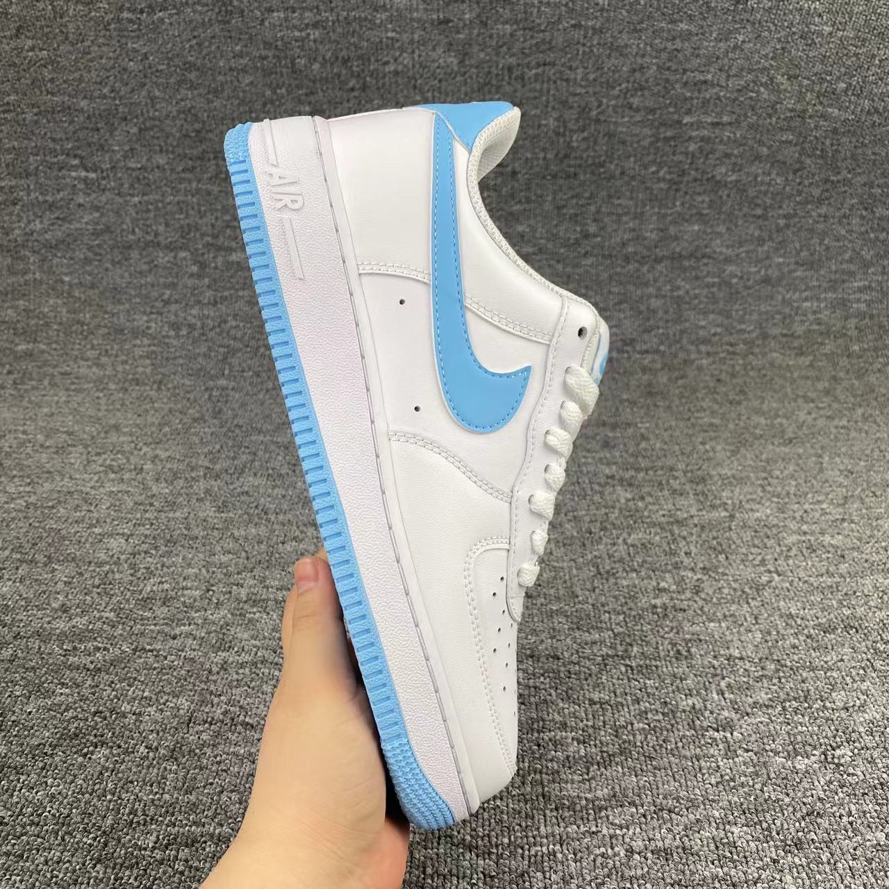nike air force 1 - Blanco Celeste