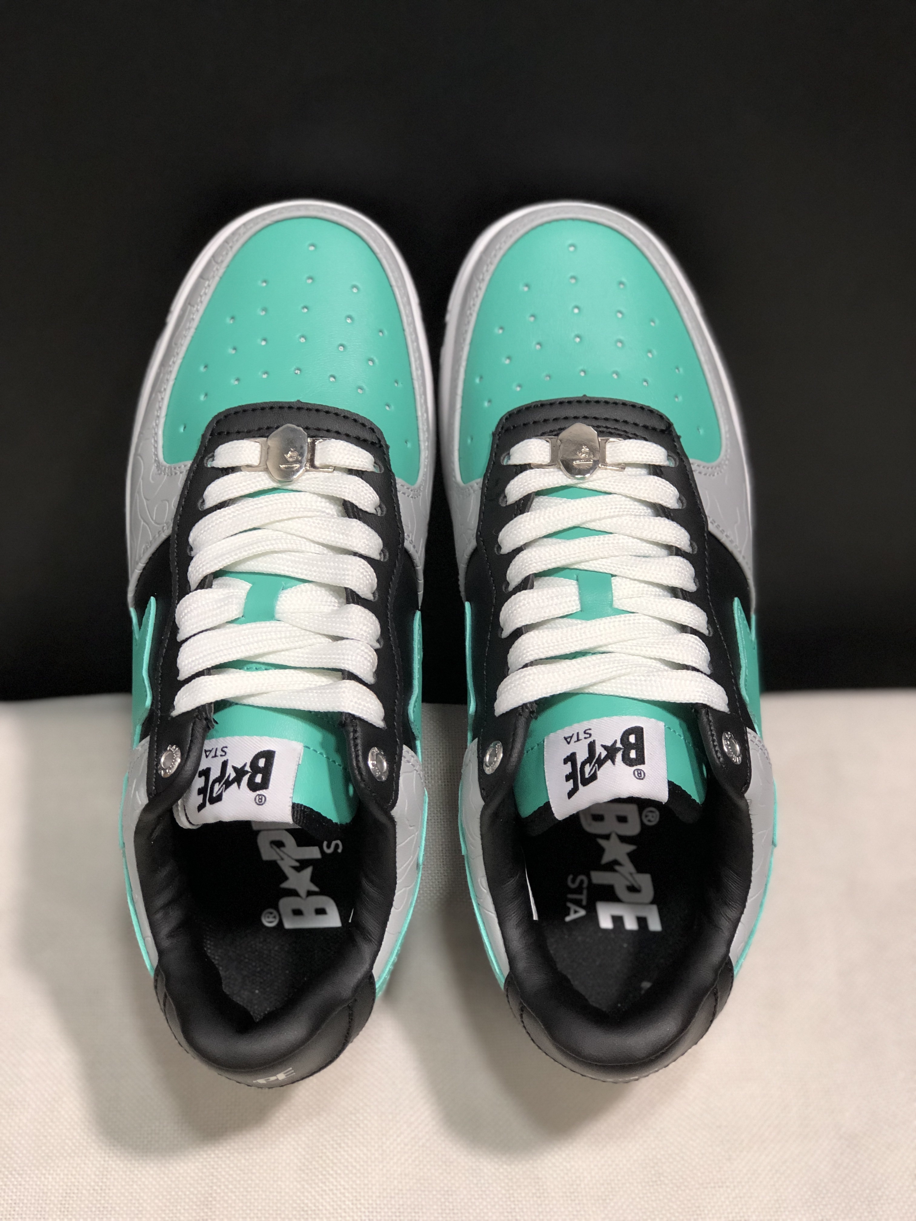 bape sta - Gris Negro Cyan