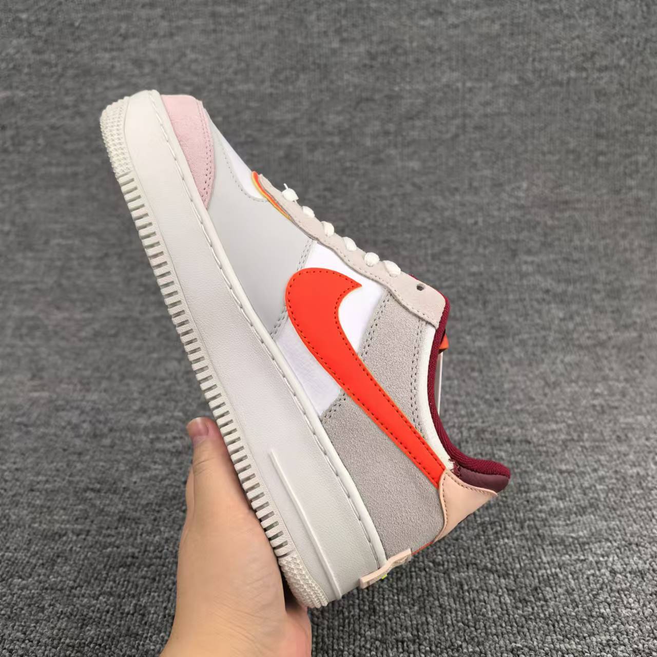 nike air force 1 - Rosado Rojo