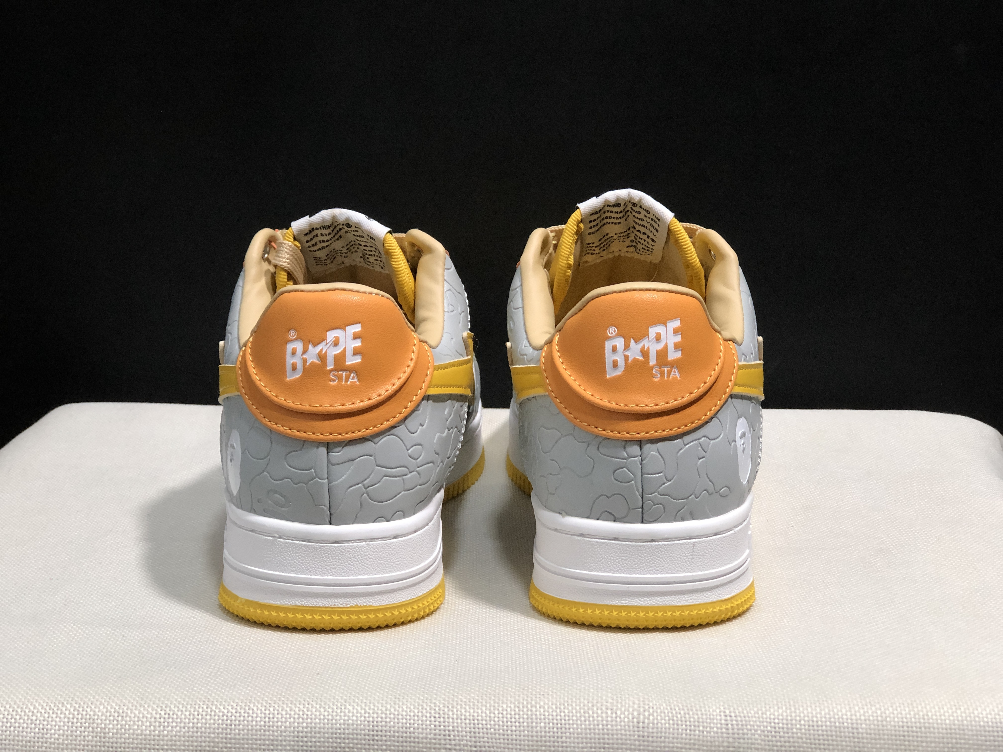 bape sta - Gris Naranjo Amarillo