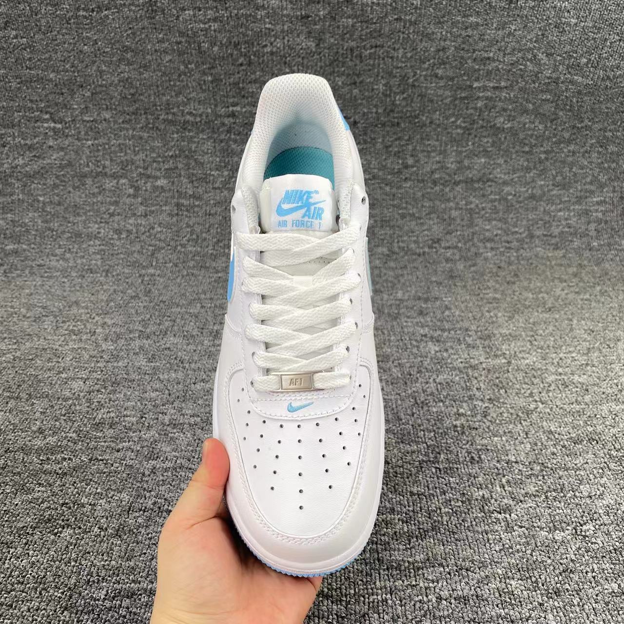 nike air force 1 - Blanco Celeste