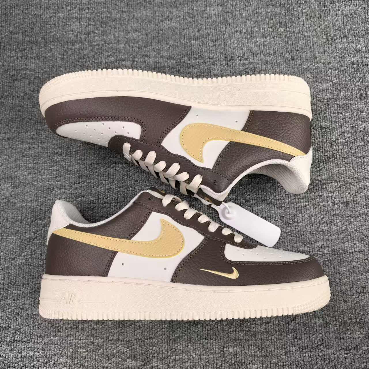 nike air force 1 - Amarillo Cafe Blanco