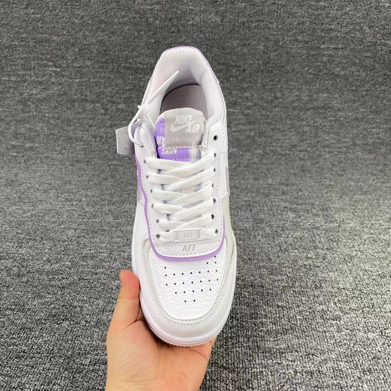nike air force 1 - Blanco Morado