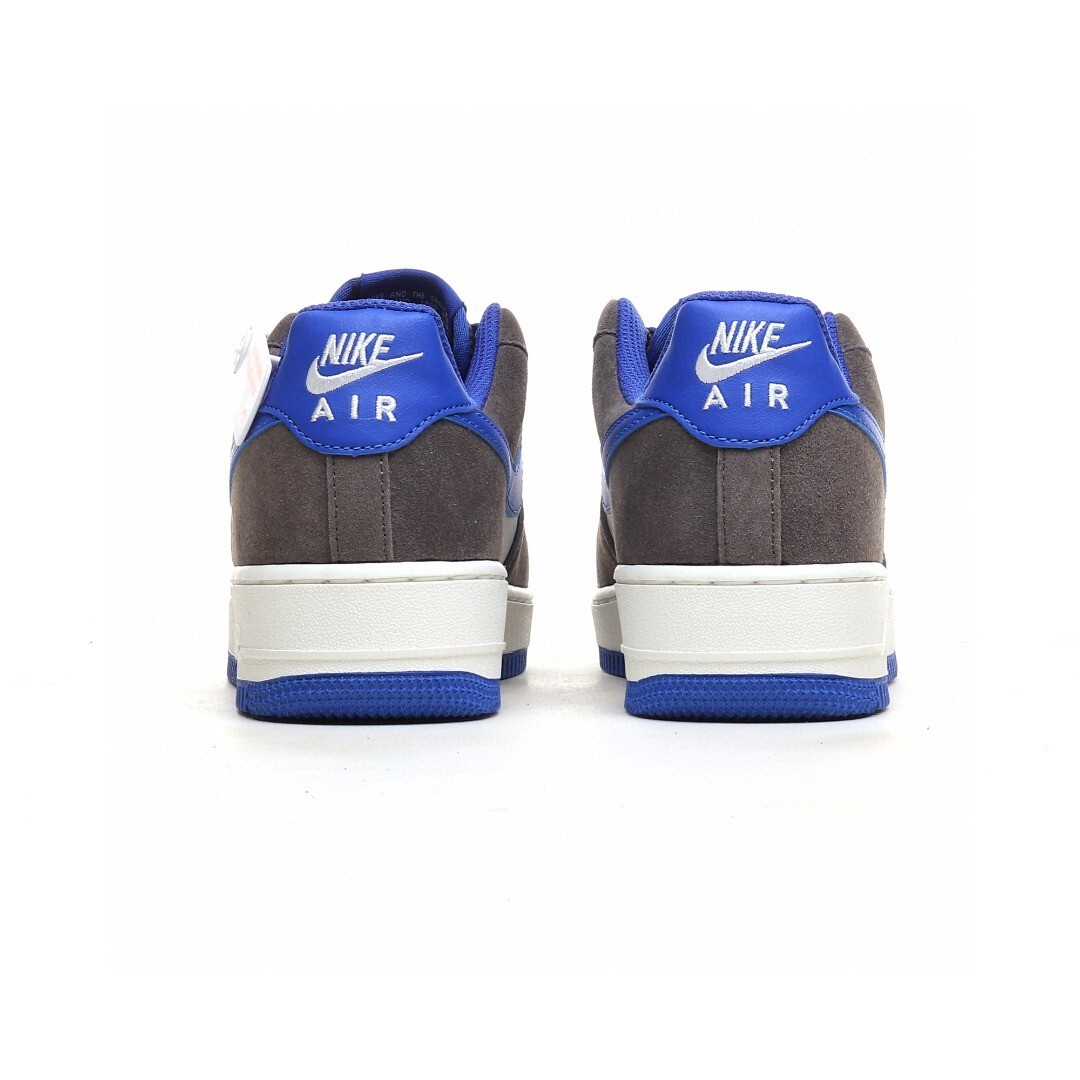 nike air force 1 - Gris Azul Blanco