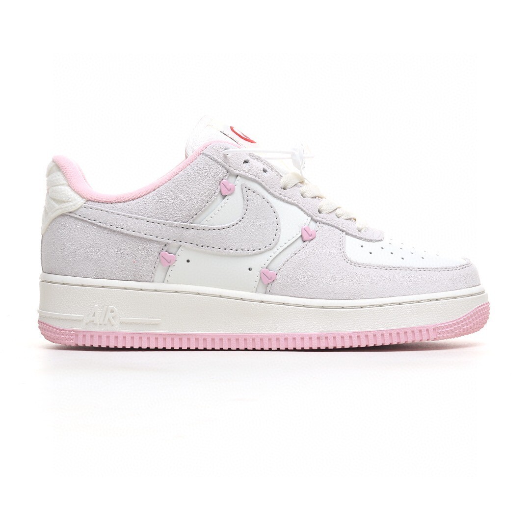 nike air force 1 - Gris Rosado