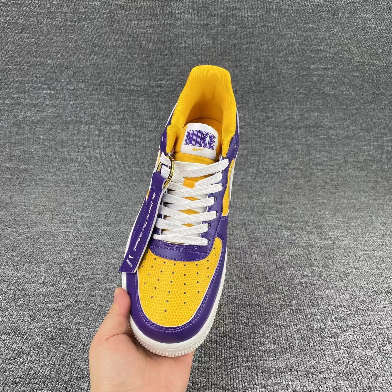 nike air force 1 - Amarillo Morado