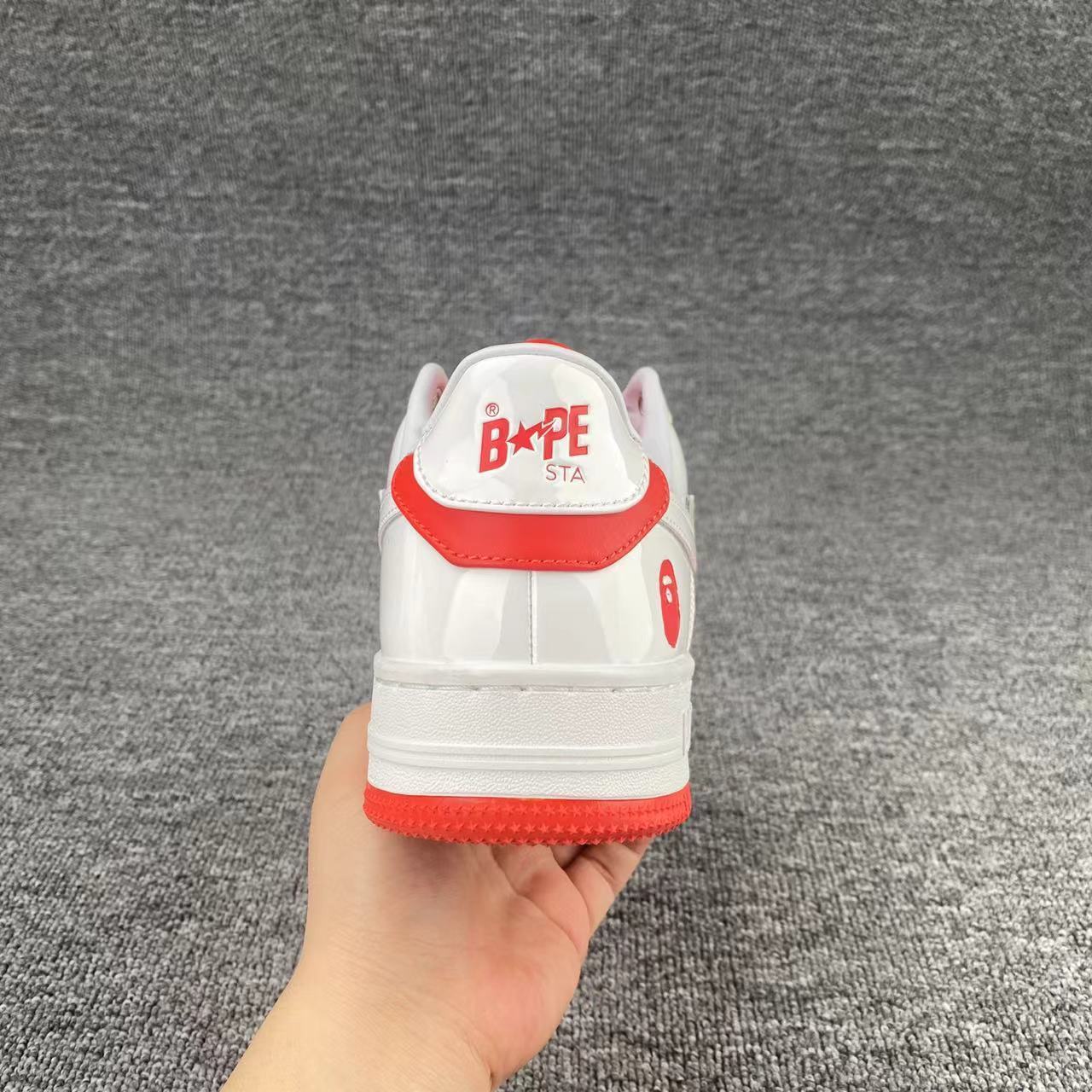 bape sta - Blanco Rojo