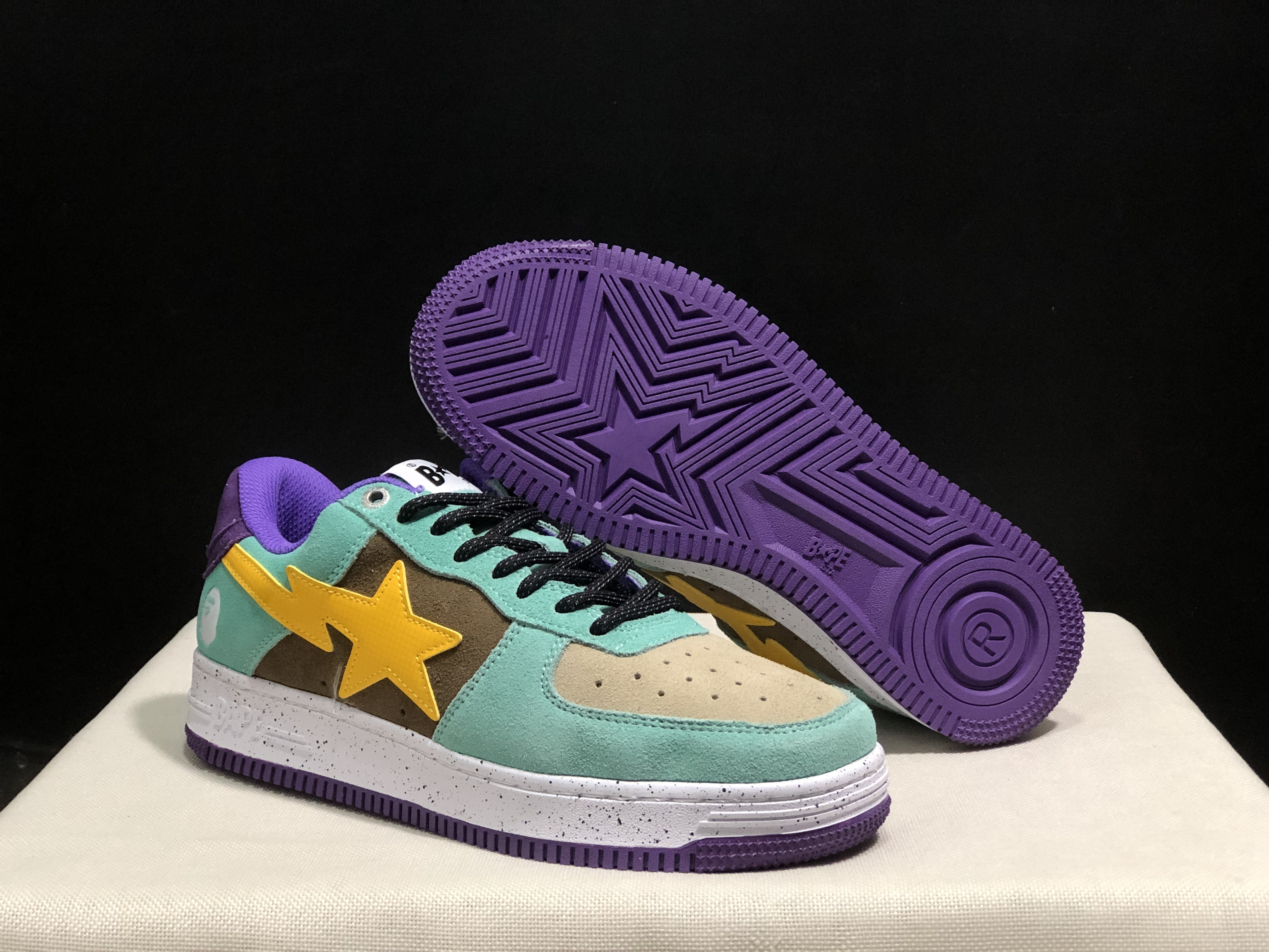 bape sta - Cyan Morado Amarillo