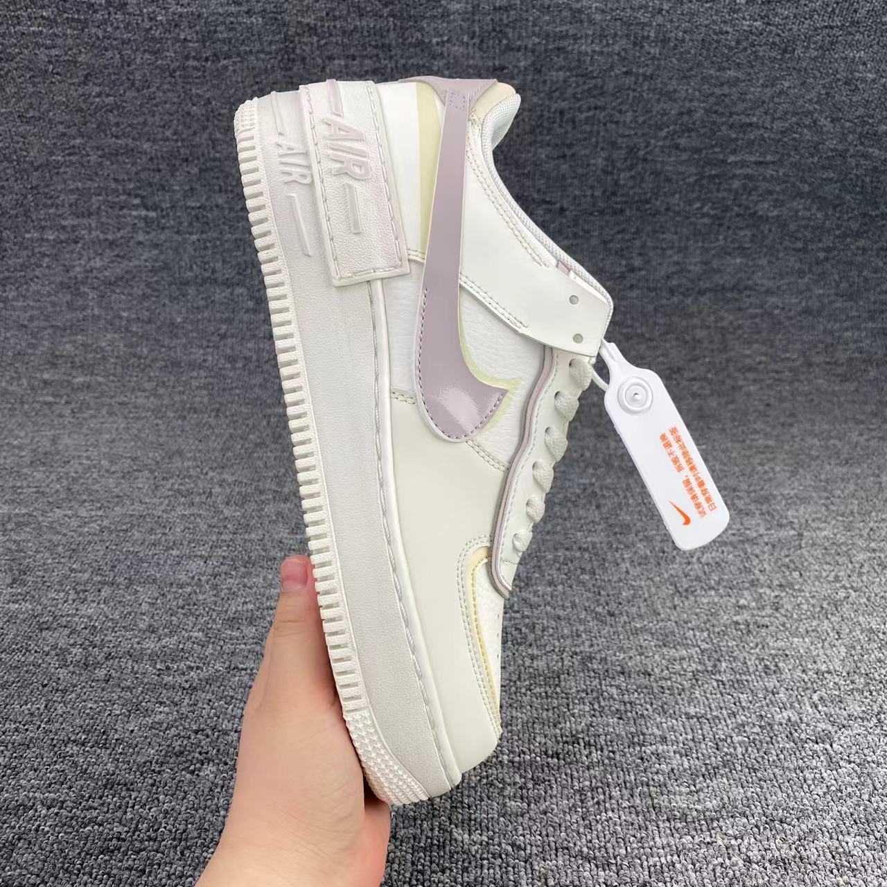 nike air force 1 - Blanco Morado