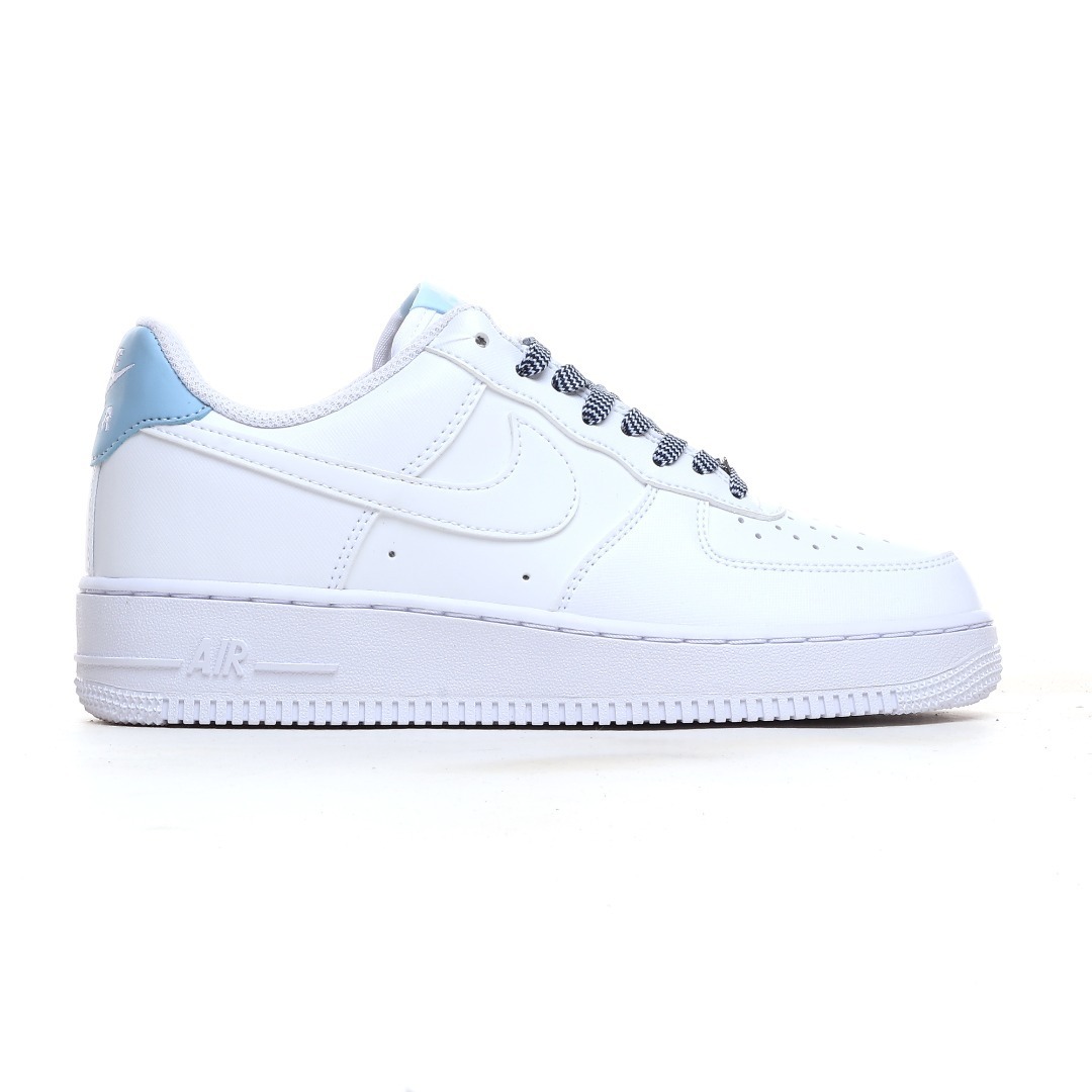 nike air force 1 - Blanco Celeste