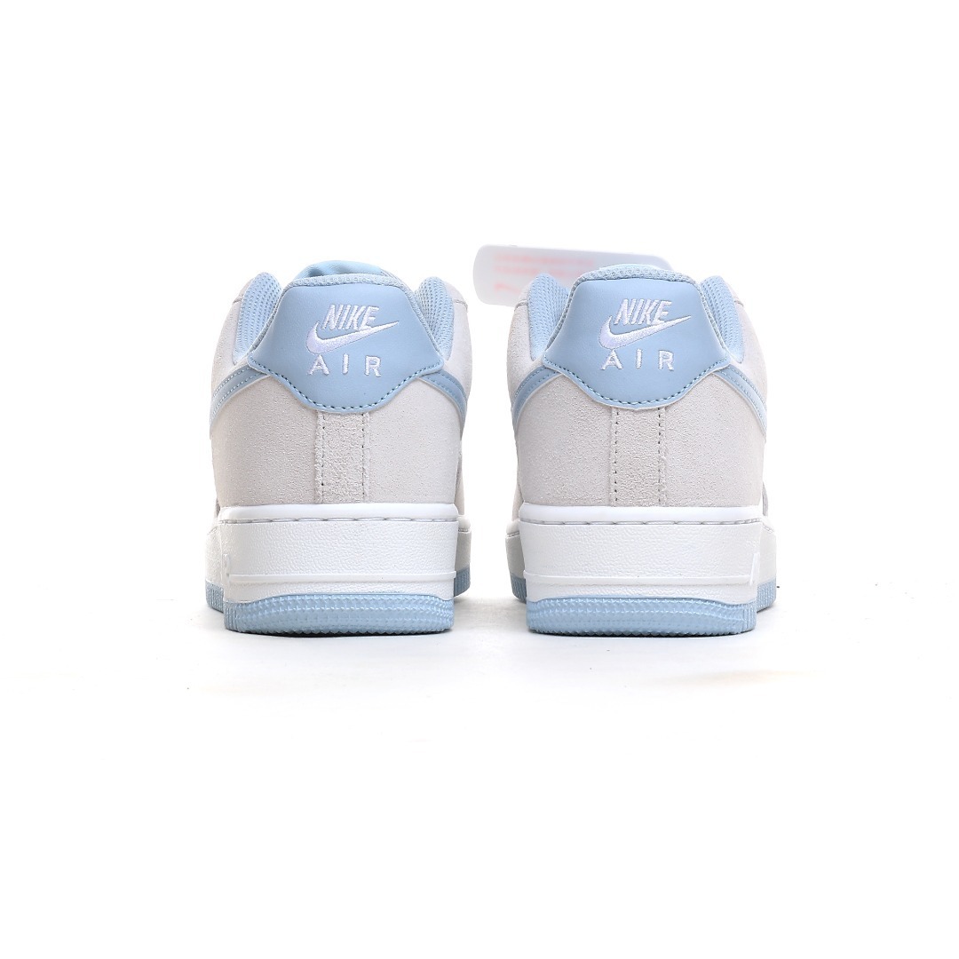 nike air force 1 - Blanco Celeste Gris
