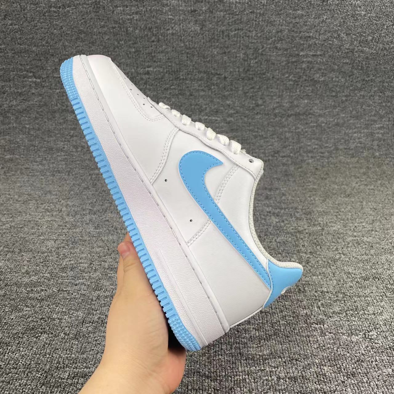 nike air force 1 - Blanco Celeste