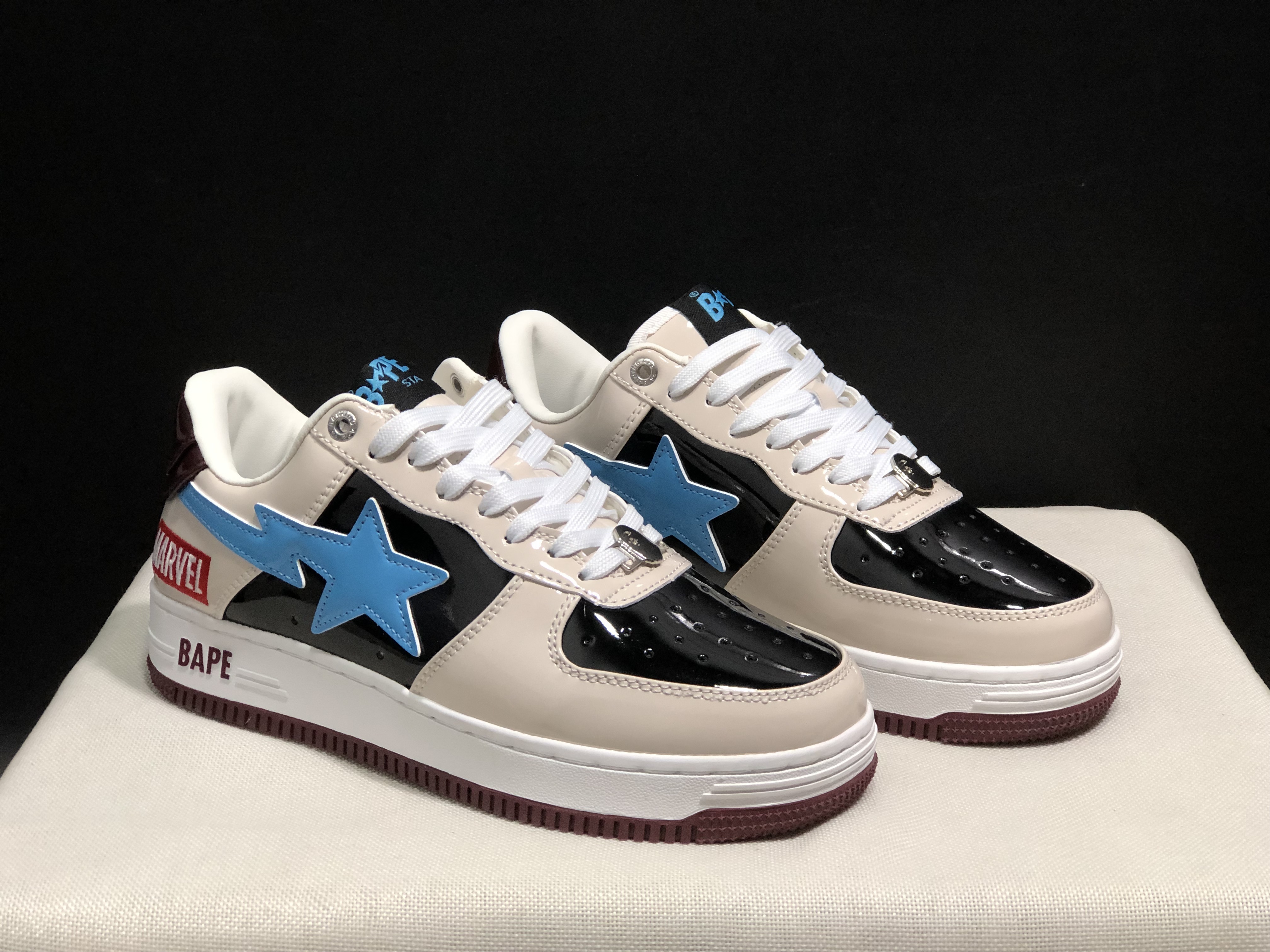 bape sta - Celeste Negro Blanco