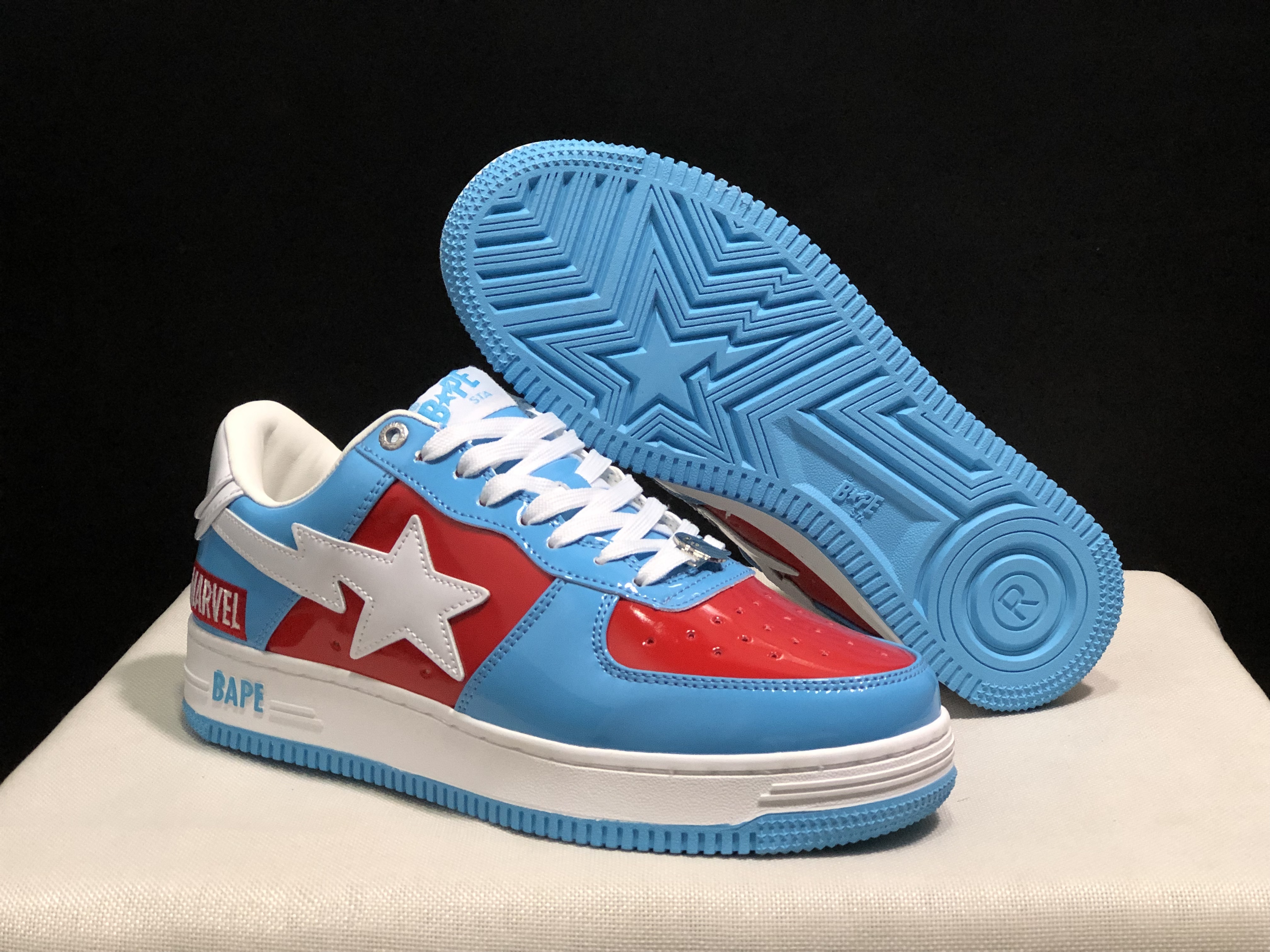 bape sta - Celeste Rojo