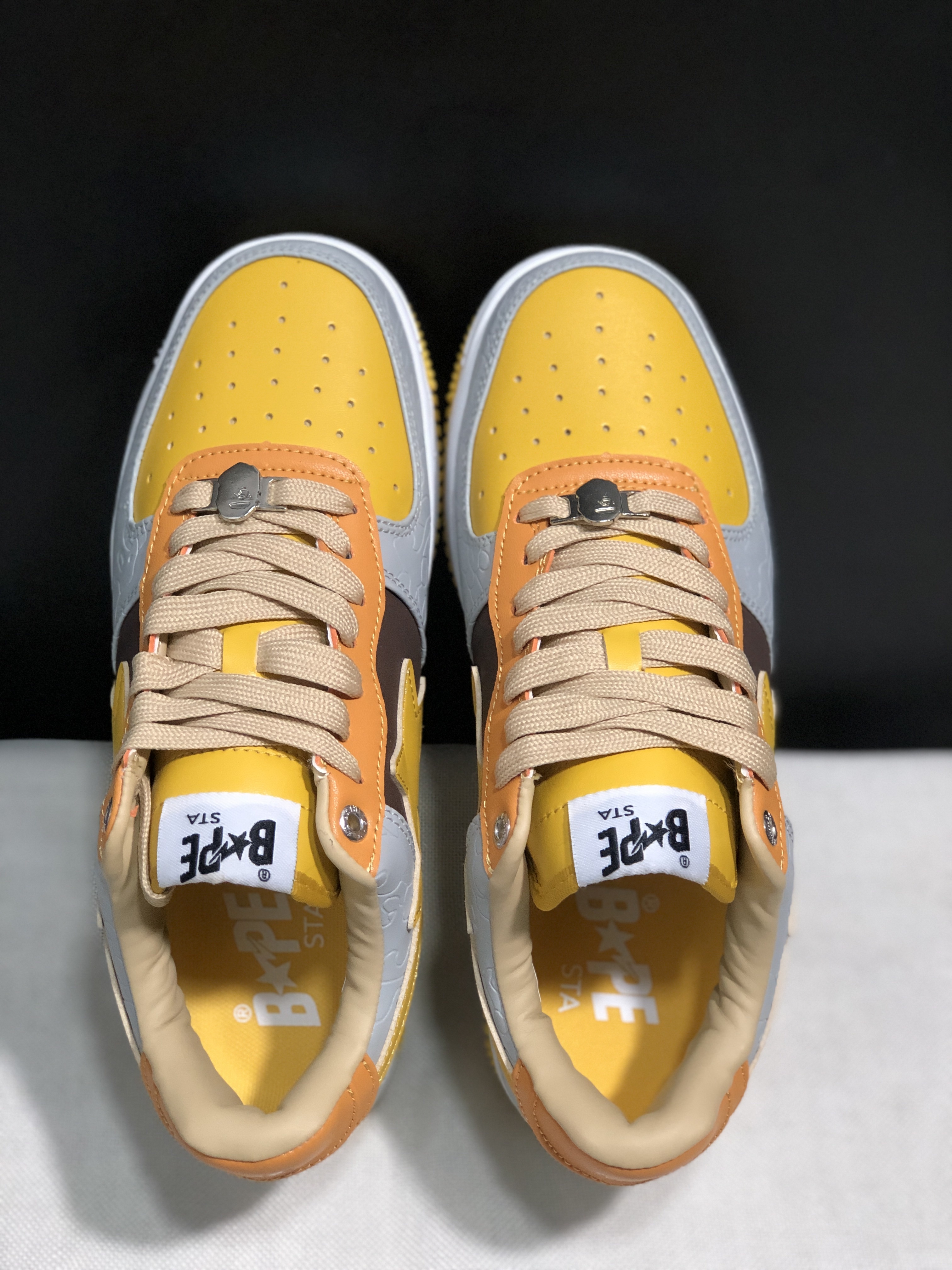 bape sta - Gris Naranjo Amarillo