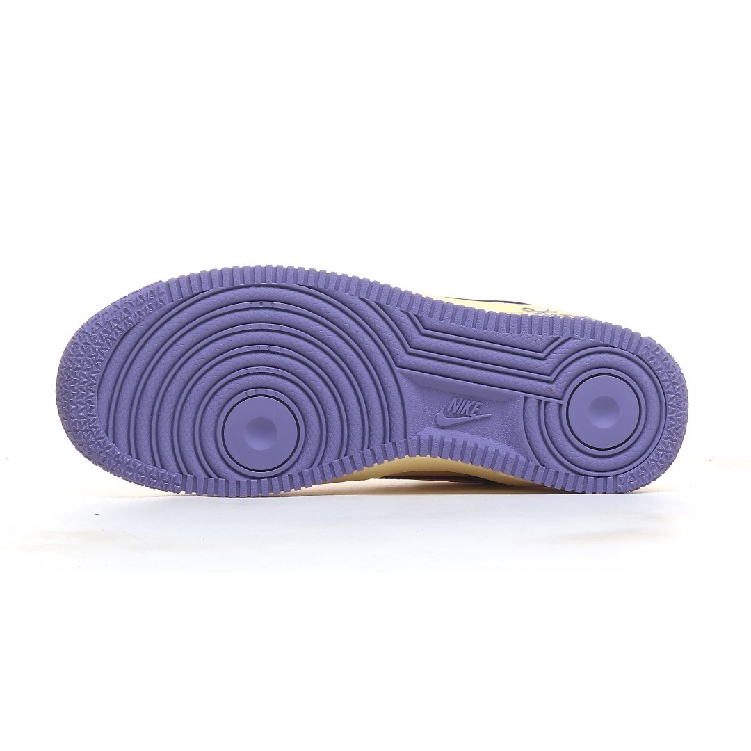 nike air force 1 - Amarillo Morado