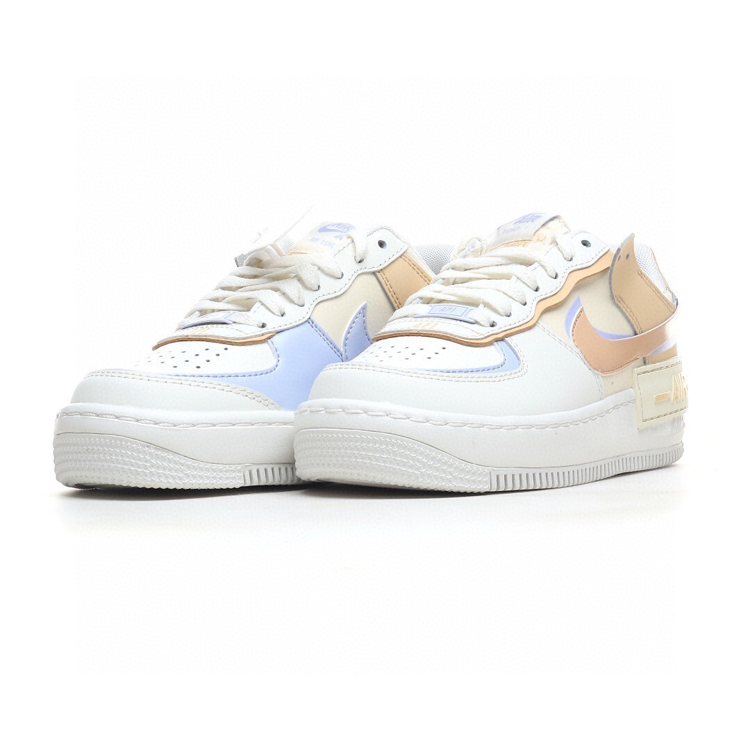 nike air force 1 - Blanco Morado Durazno