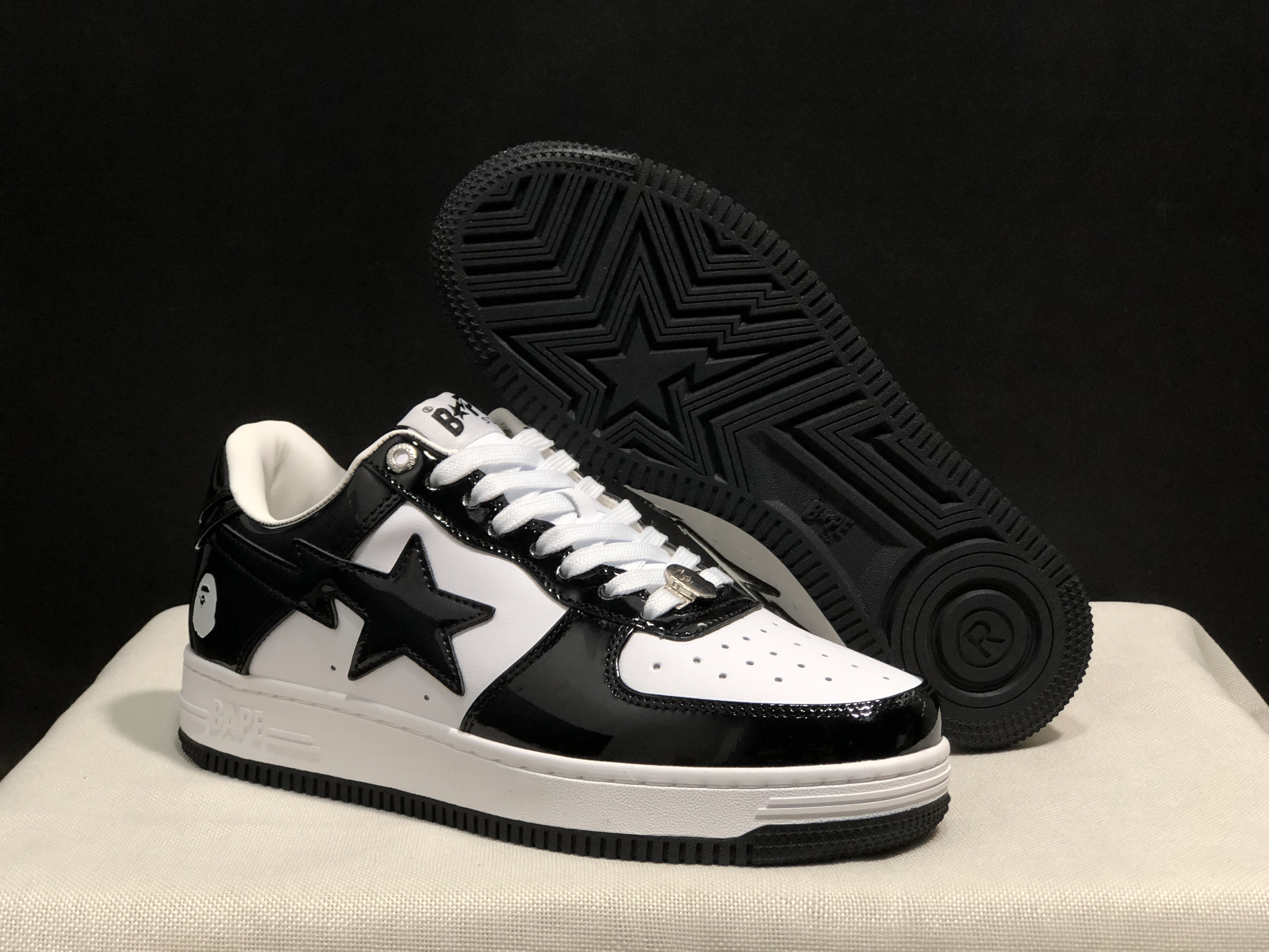 bape sta - Negro Blanco