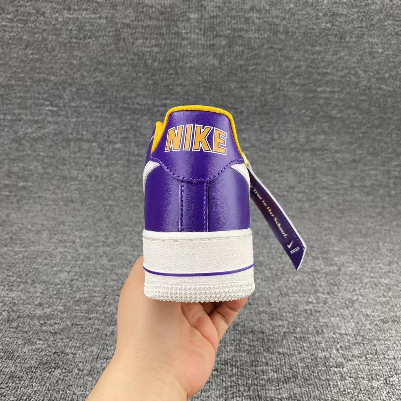 nike air force 1 - Amarillo Morado