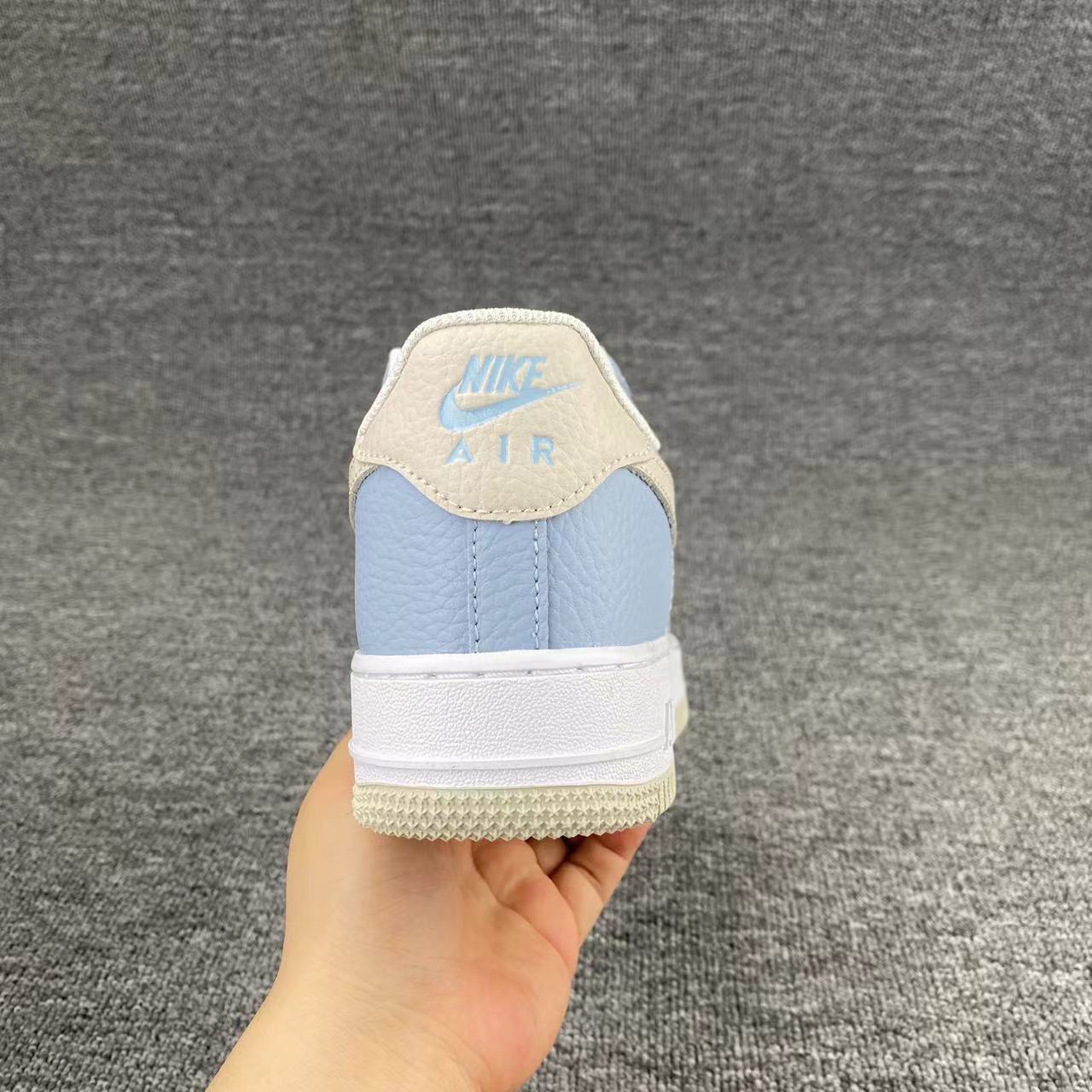 nike air force 1 - Celeste Gris Blanco