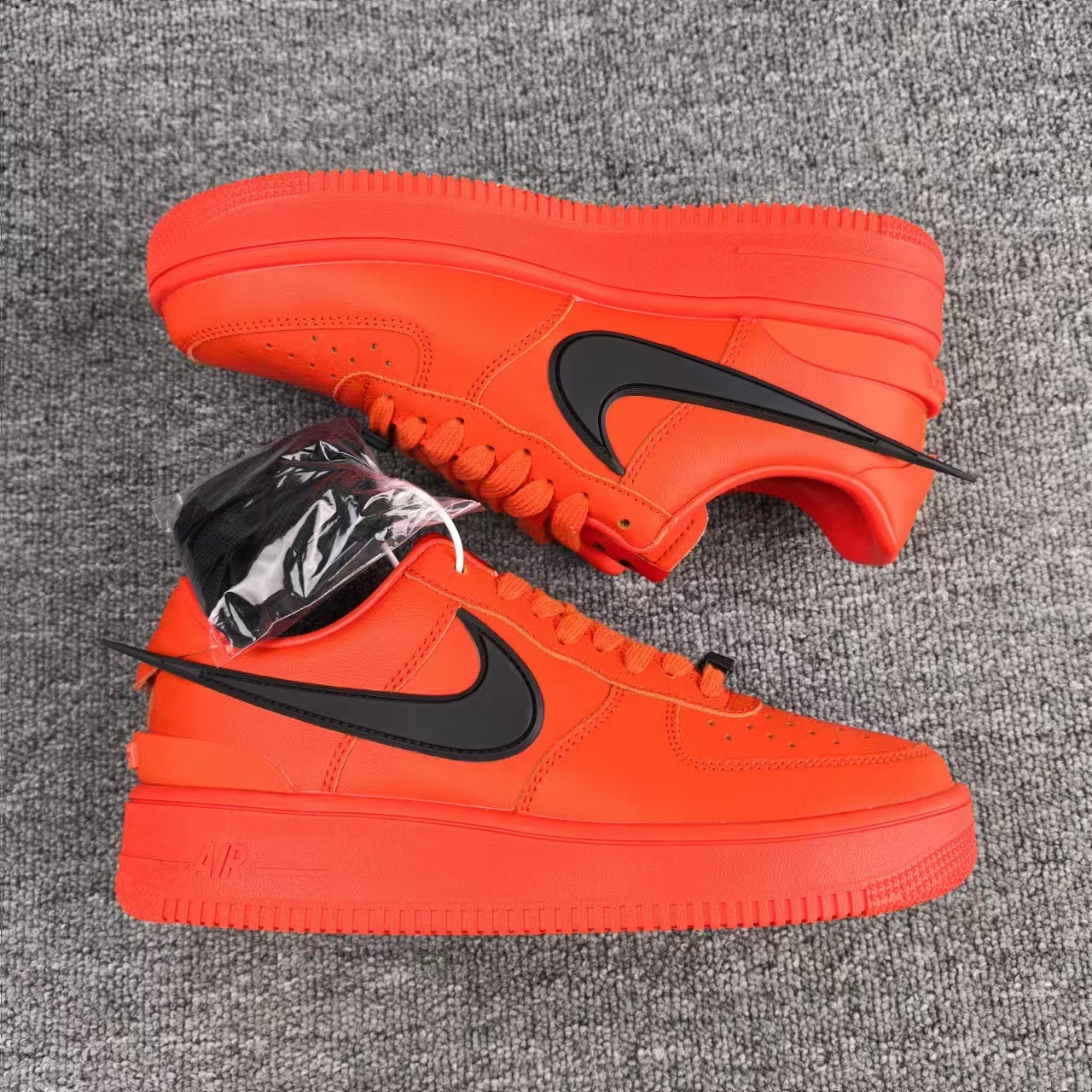 nike air force 1 - Rojo Negro