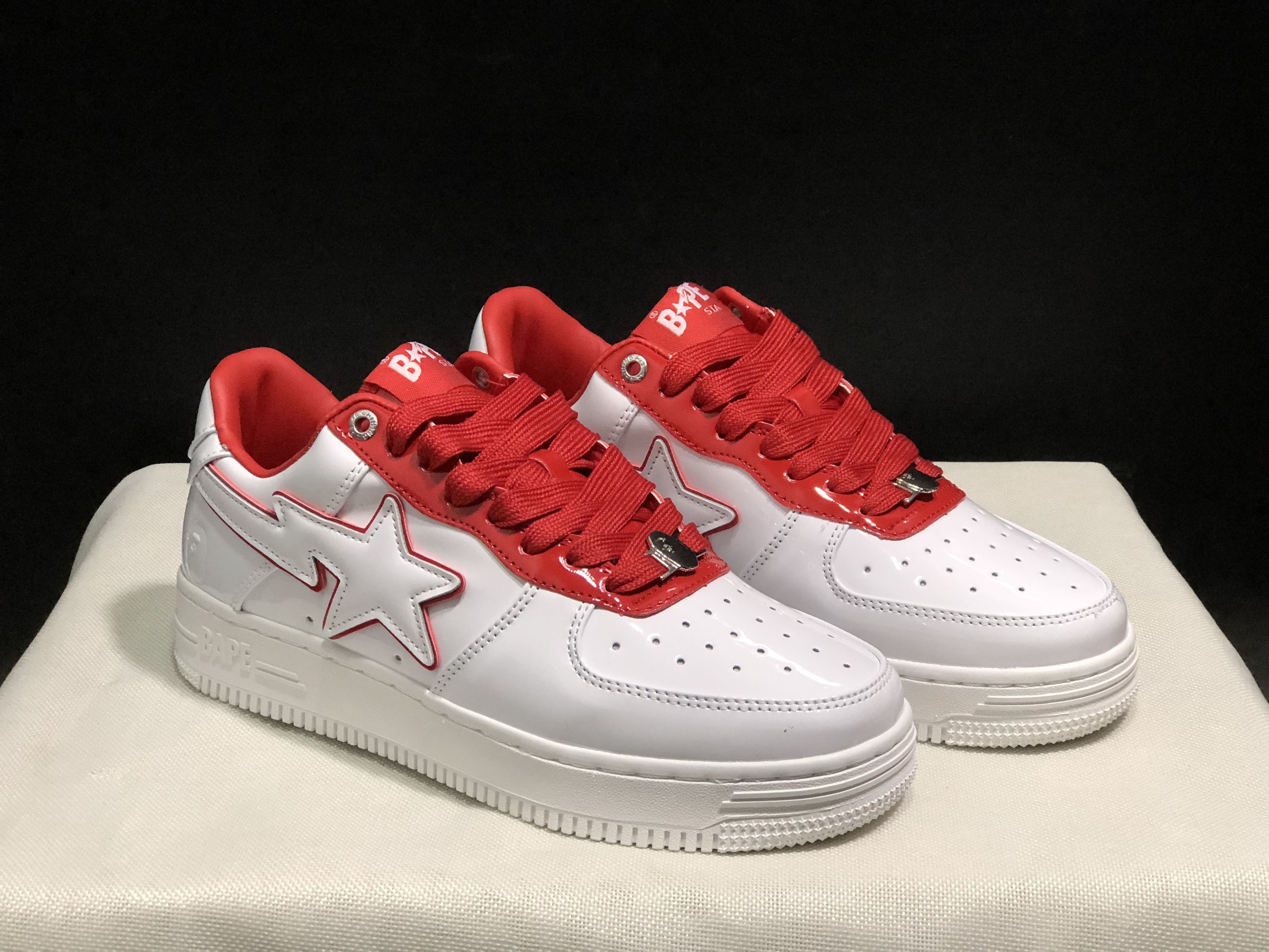 bape sta - Blanco Rojo