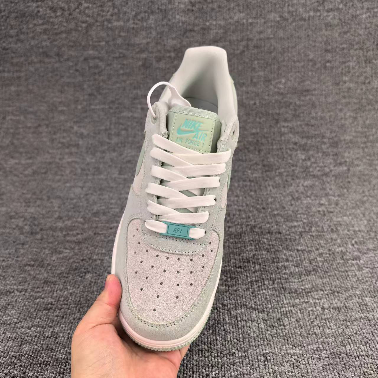 nike air force 1 - Menta Verde