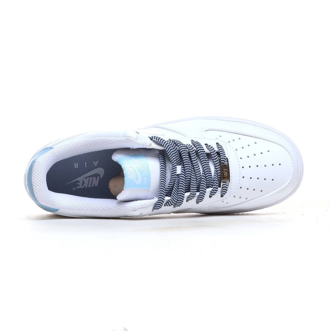 nike air force 1 - Blanco Celeste