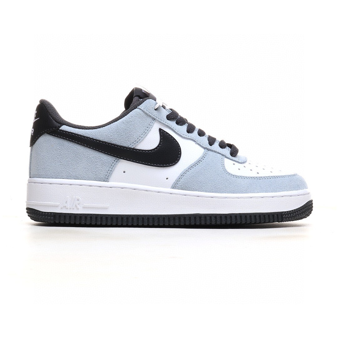 nike air force 1 - Celeste Negro Blanco
