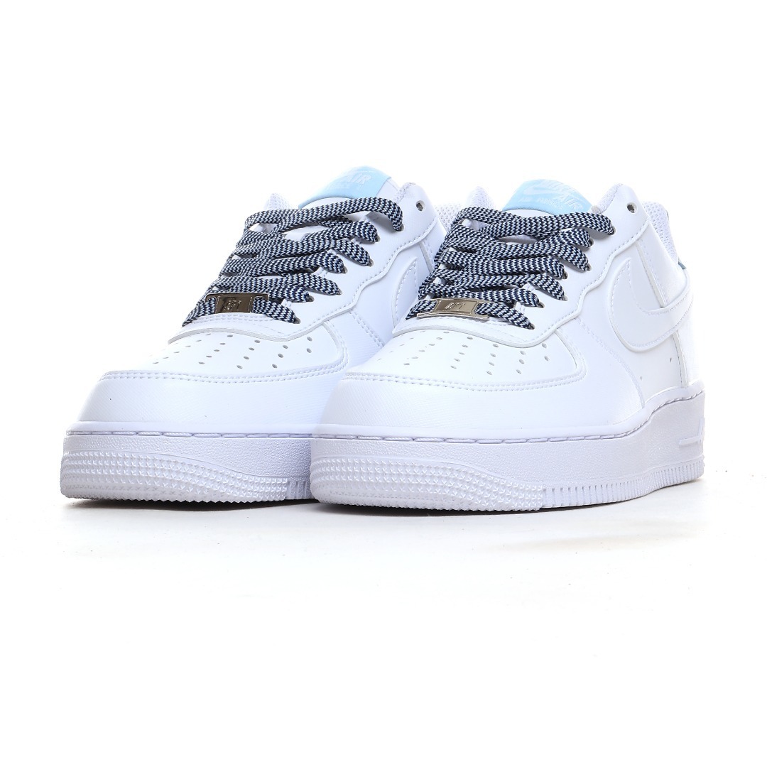 nike air force 1 - Blanco Celeste