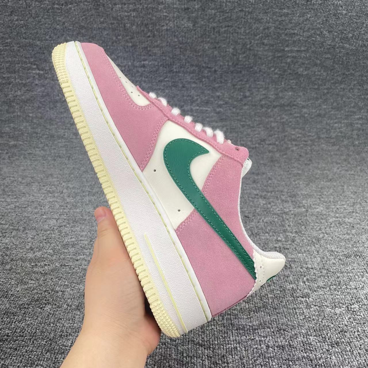 nike air force 1 - Rosado Verde Blanco