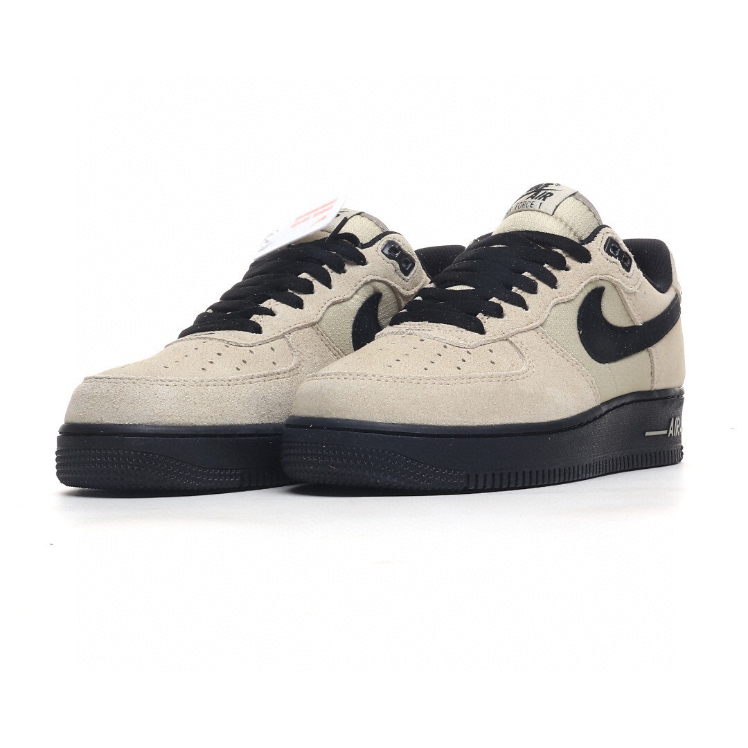 nike air force 1 - Gris Cafe Negro
