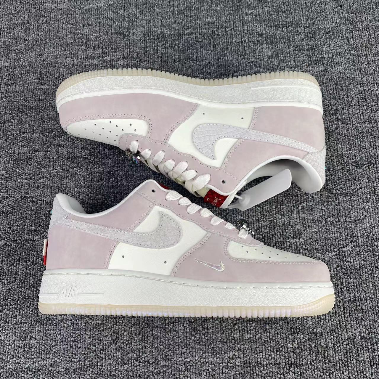 nike air force 1 - Rosado Blanco
