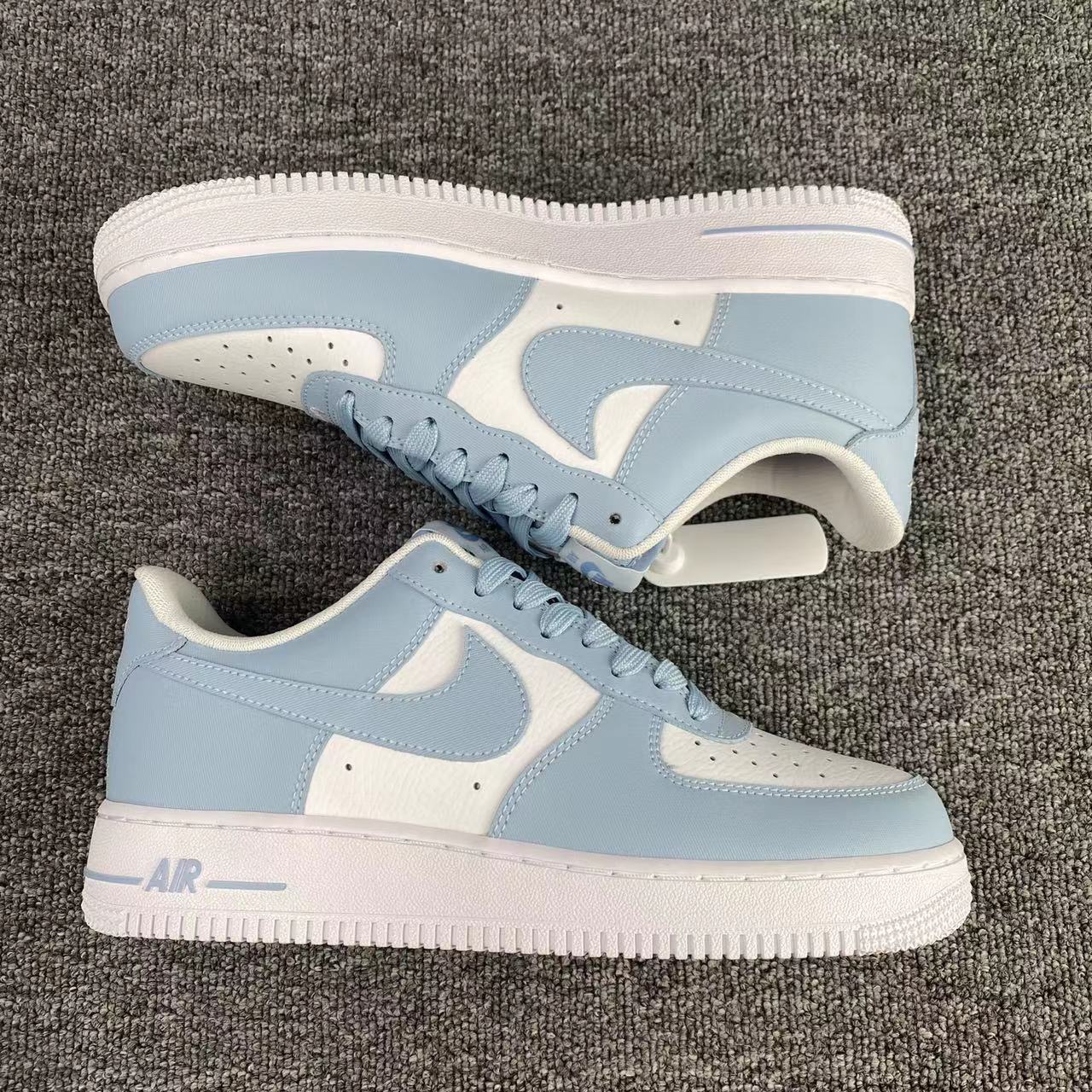 nike air force 1 - Celeste Blanco