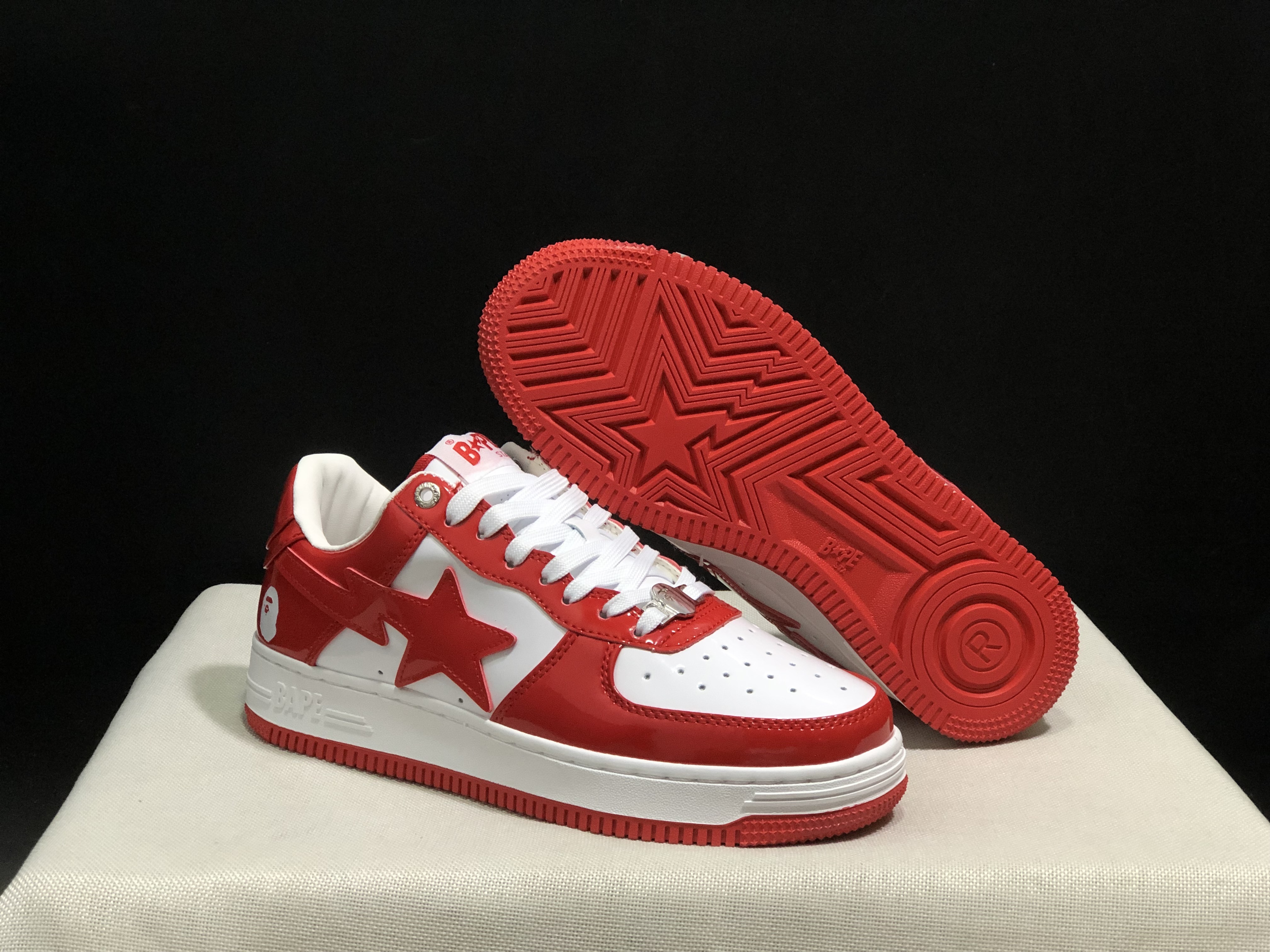 bape sta - Rojo Blanco
