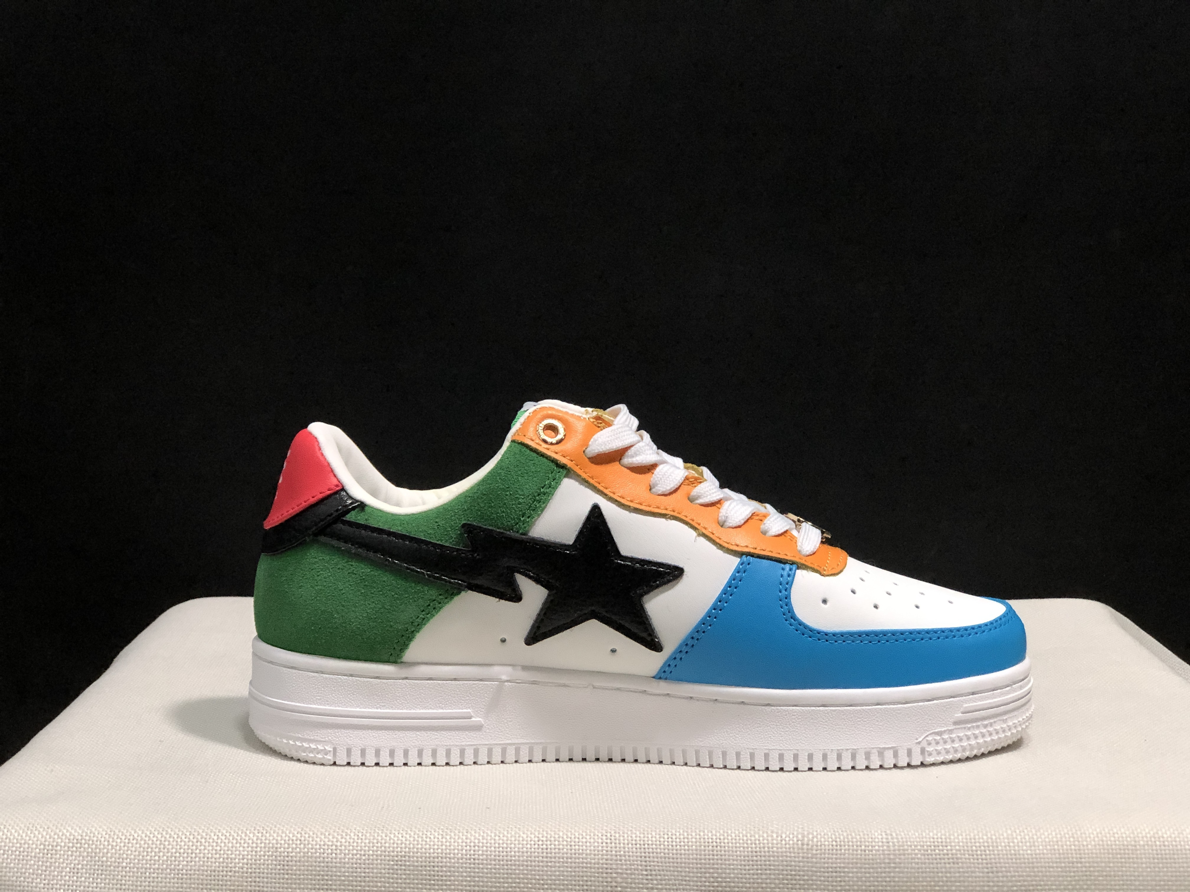 bape sta - Blanco Rojo Verde Amarillo