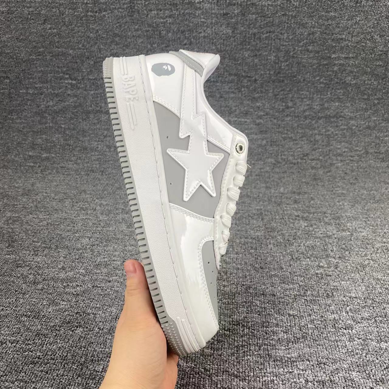 bape sta - Blanco Gris